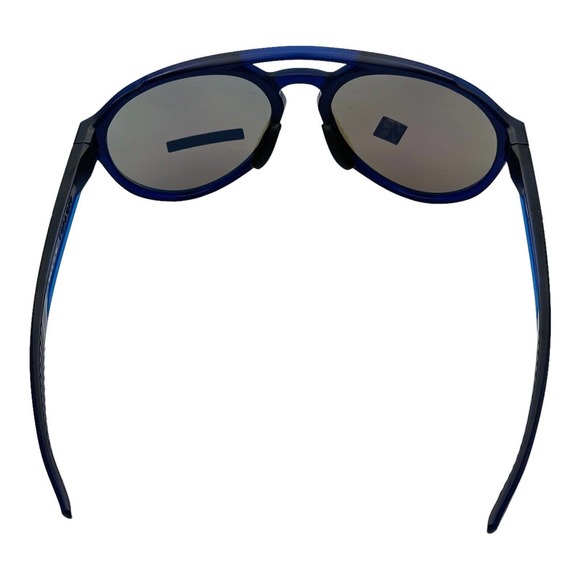 Oakley Forager Matte Translucent Blue Prizm Sapphire Polarized Lens Sunglasses - Picture 4 of 7